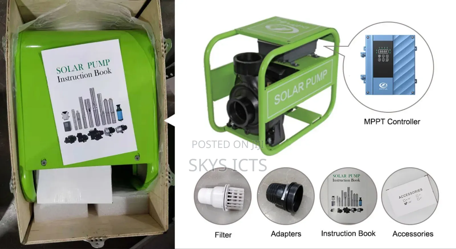 2.0hp Ac/Dc Solar Water  Pump / Booster