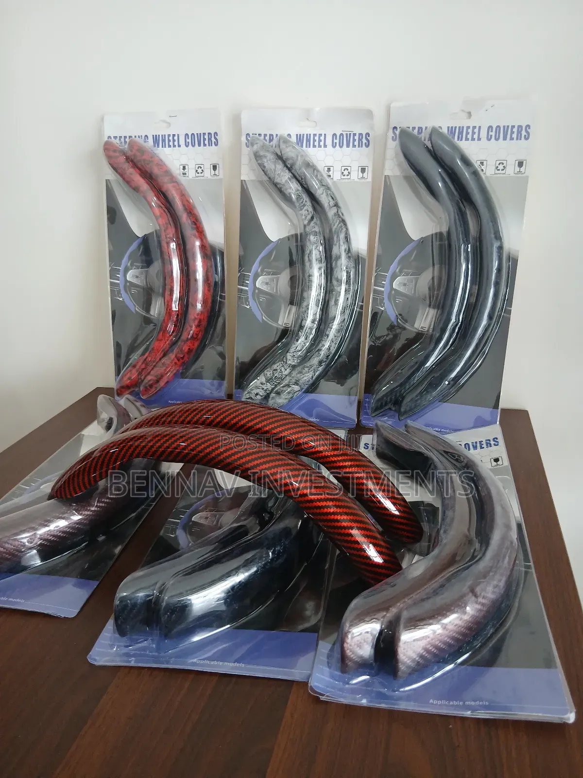 Universal Carbon Fibre Steering Wheel Cover For Cars
