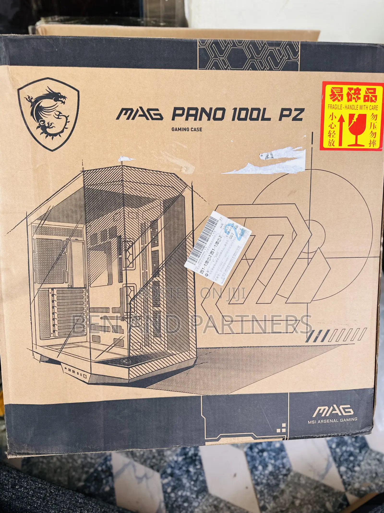 Msi Mag Pano 100l Pz Gaming Computer Case