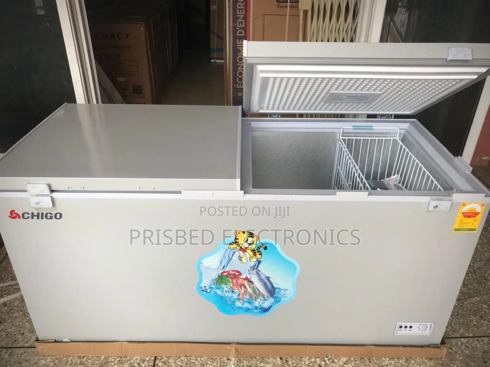 Chigo Durable Double Door Freezer 488 Litres