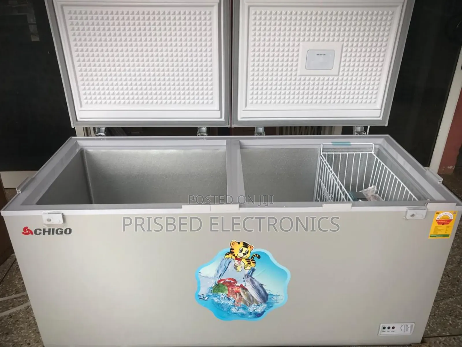 Chigo Durable Double Door Freezer 488 Litres