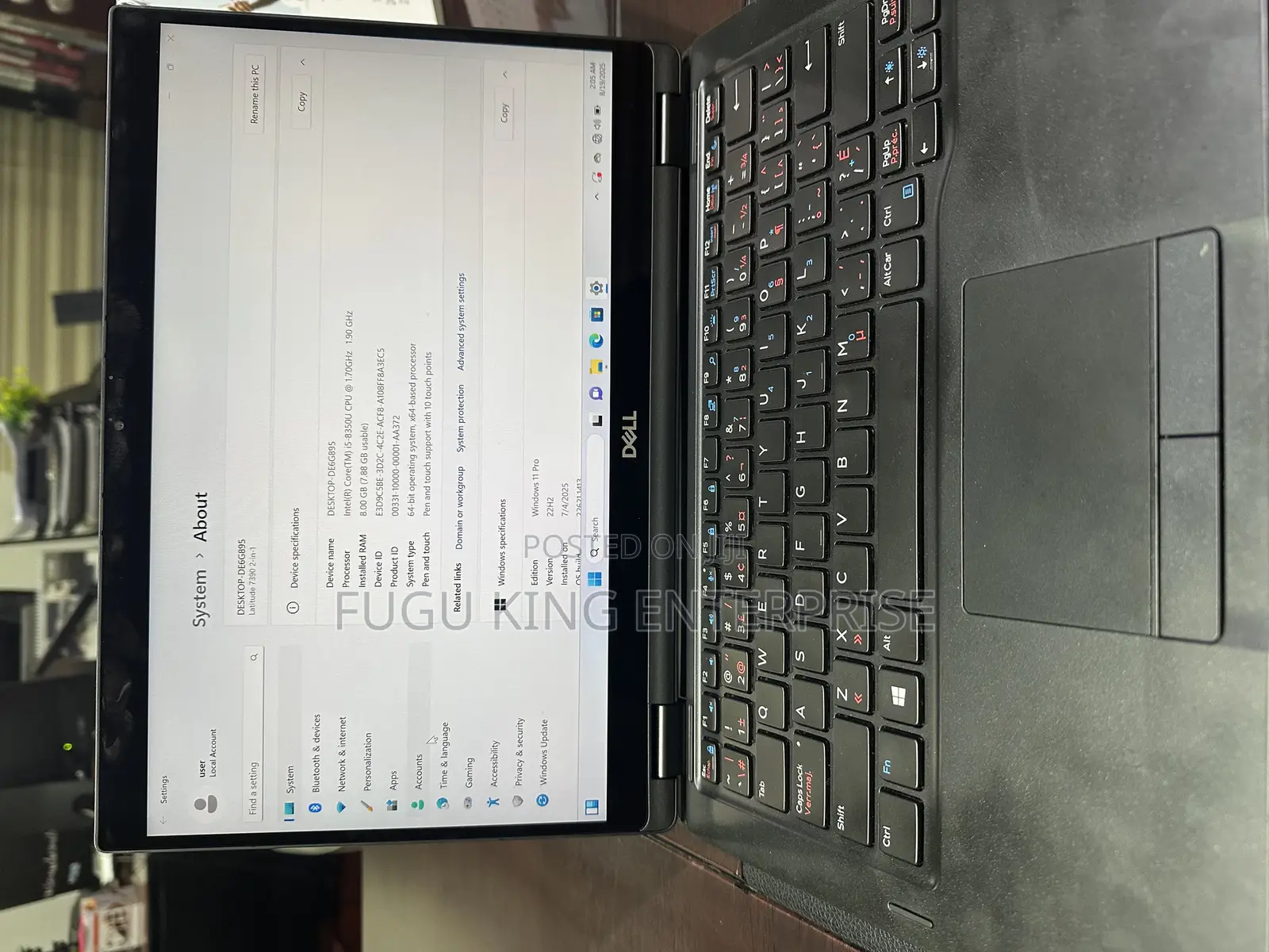 Laptop Dell Latitude 7390 8GB Intel Core I5 SSD 256GB