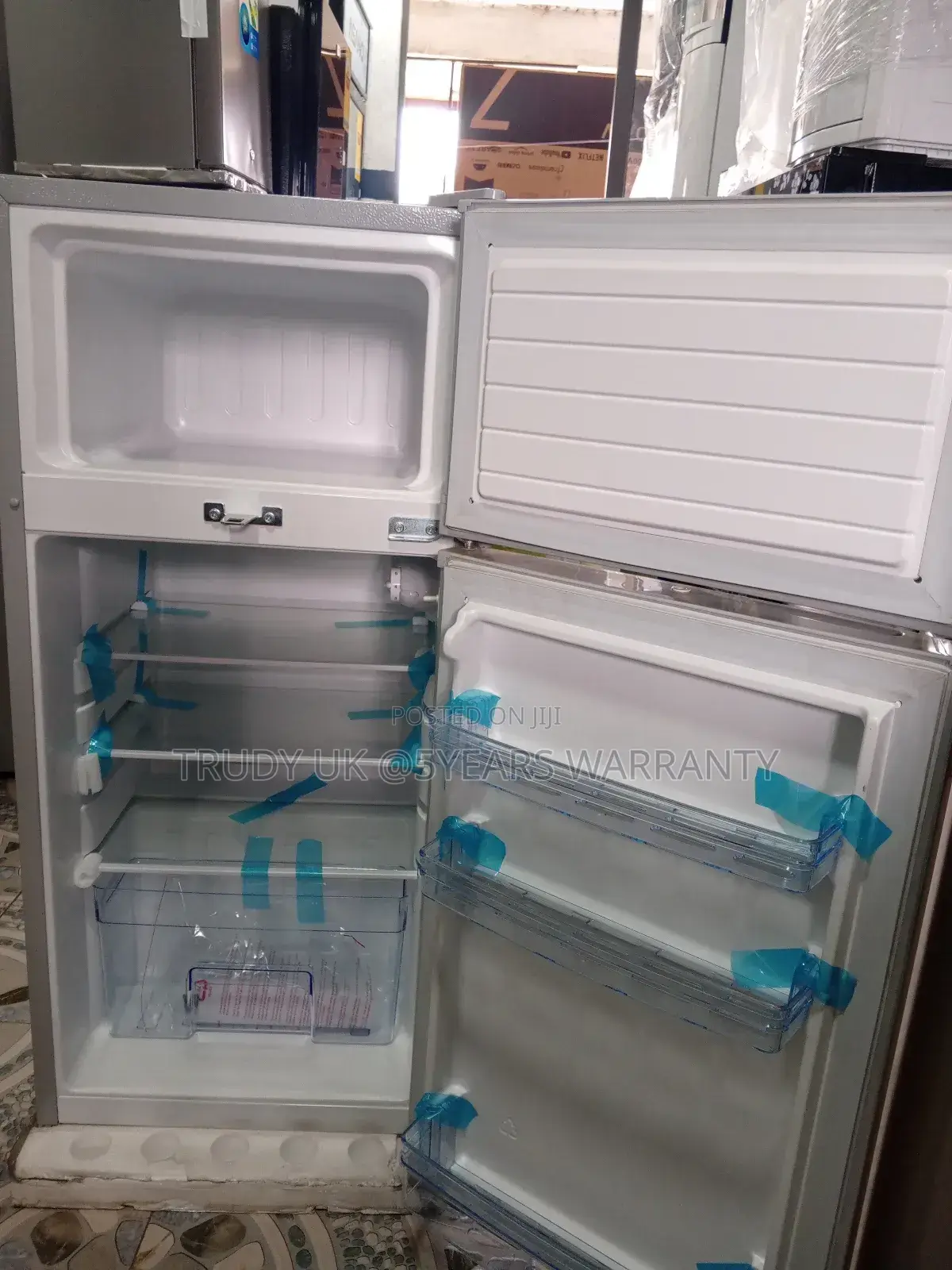 Lockable Nasco 95l Eco-Friendly Double Door Refrigerator