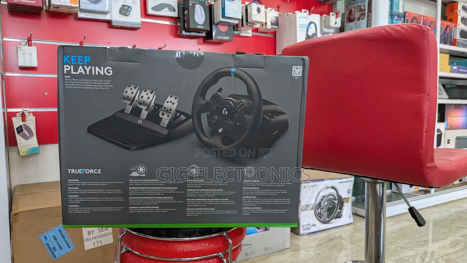 Logitech G923 Trueforce Racing Wheel and Pedals for Xbox