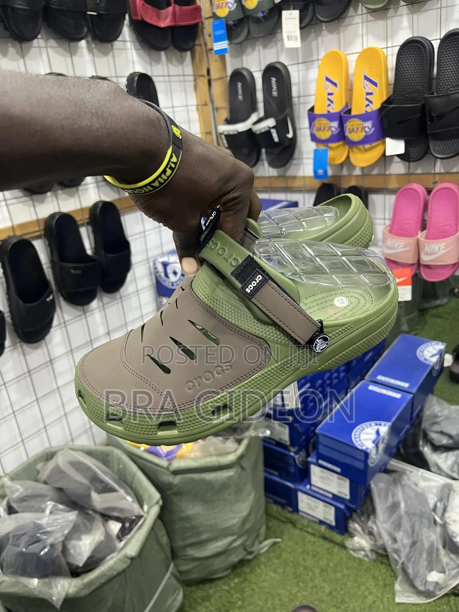 Leather Crocs