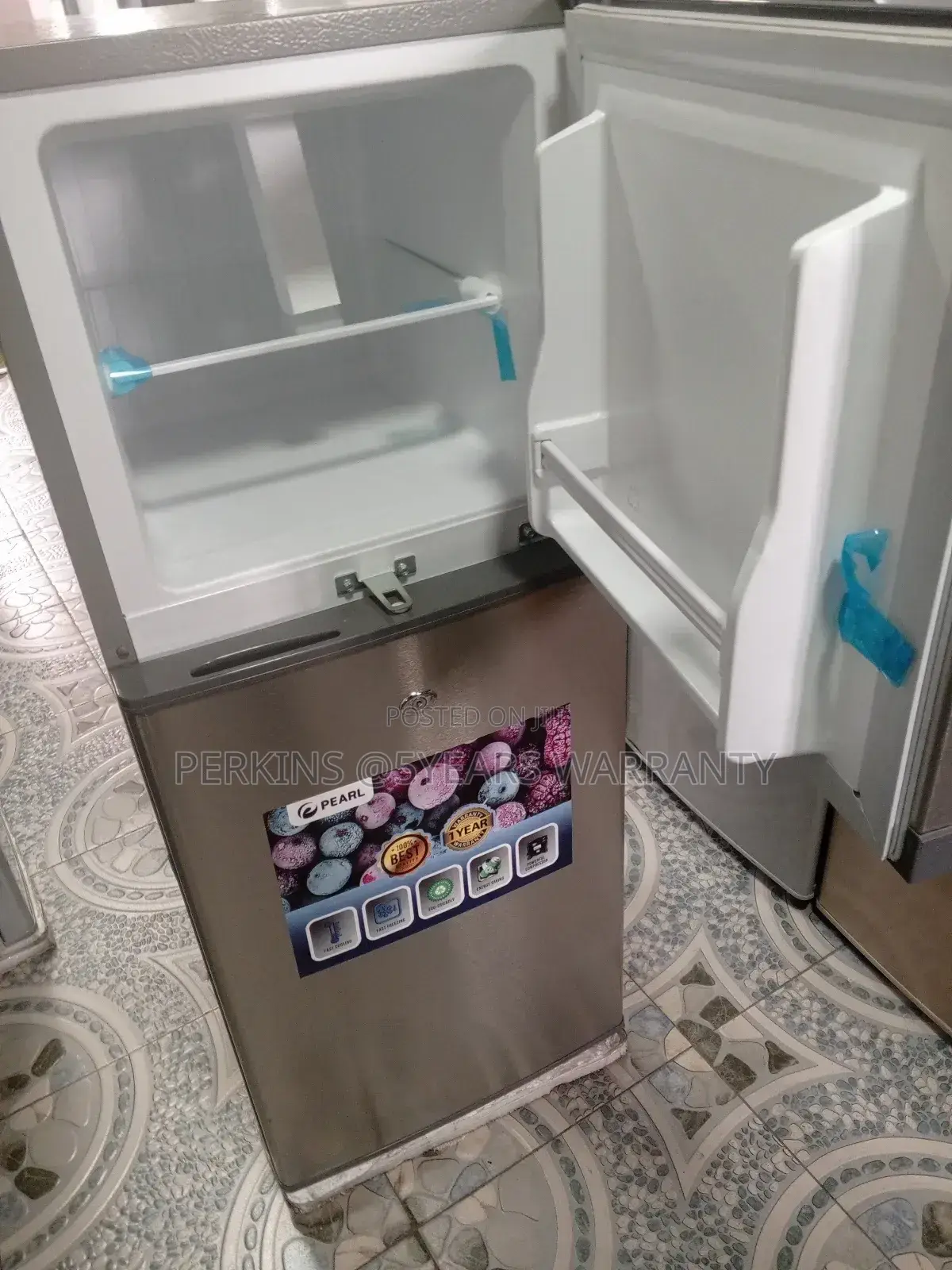 Fast Freezing 103l Pearl Energy Efficient Double Door Refrigerator