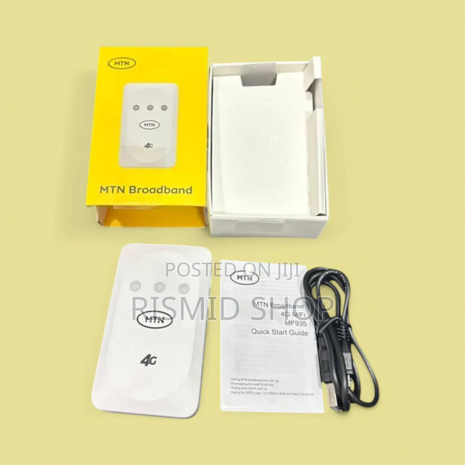 MTN Portable Universal Unlock 4g Lte Mifi/ Wifi Modem (Mtn) - White