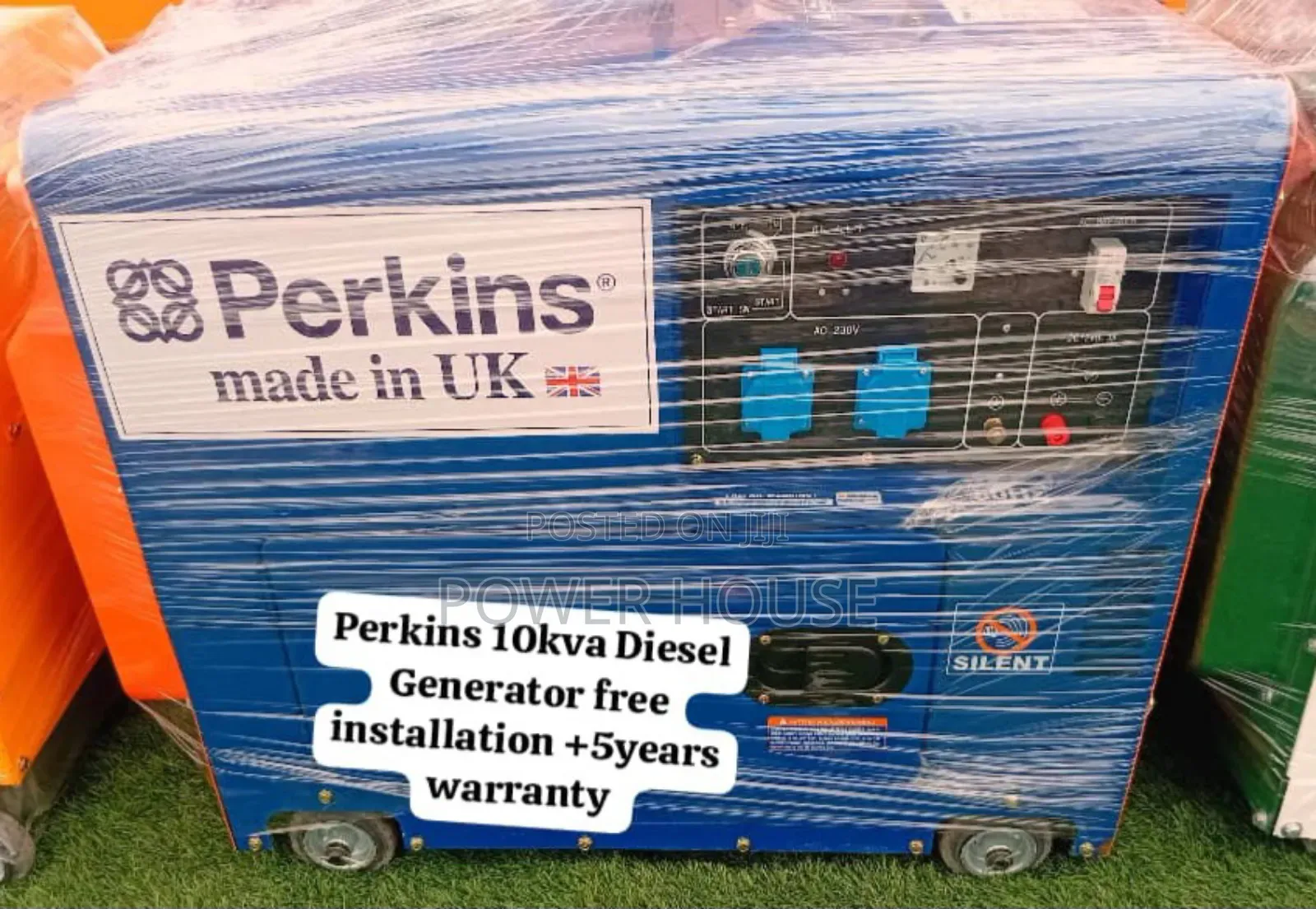 Spark Machine Perkins Diesel Generator 10kva Silent