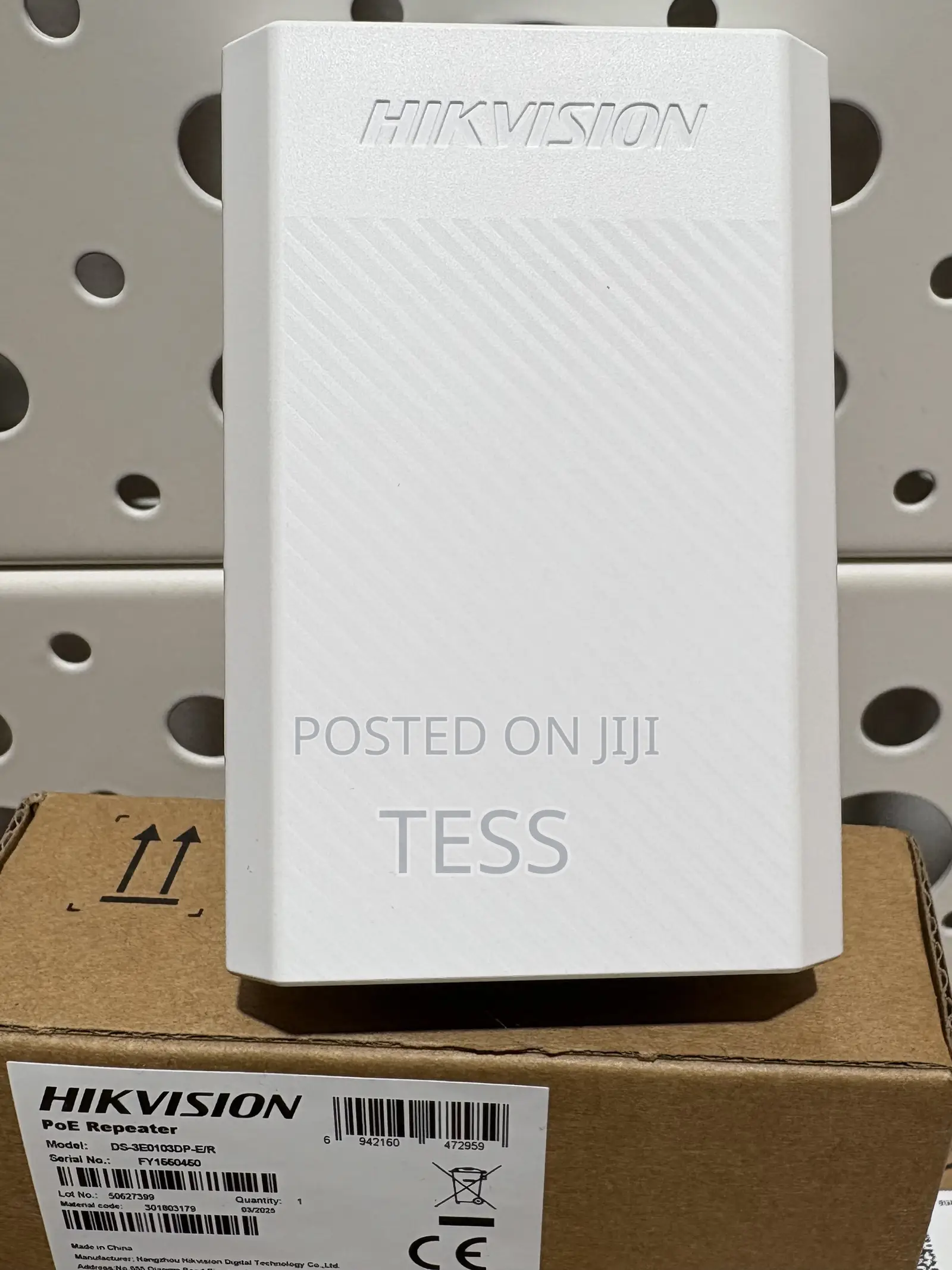 Hikvision 100mbps Poe Extender Repeater Ds-3e0103dp-E/R