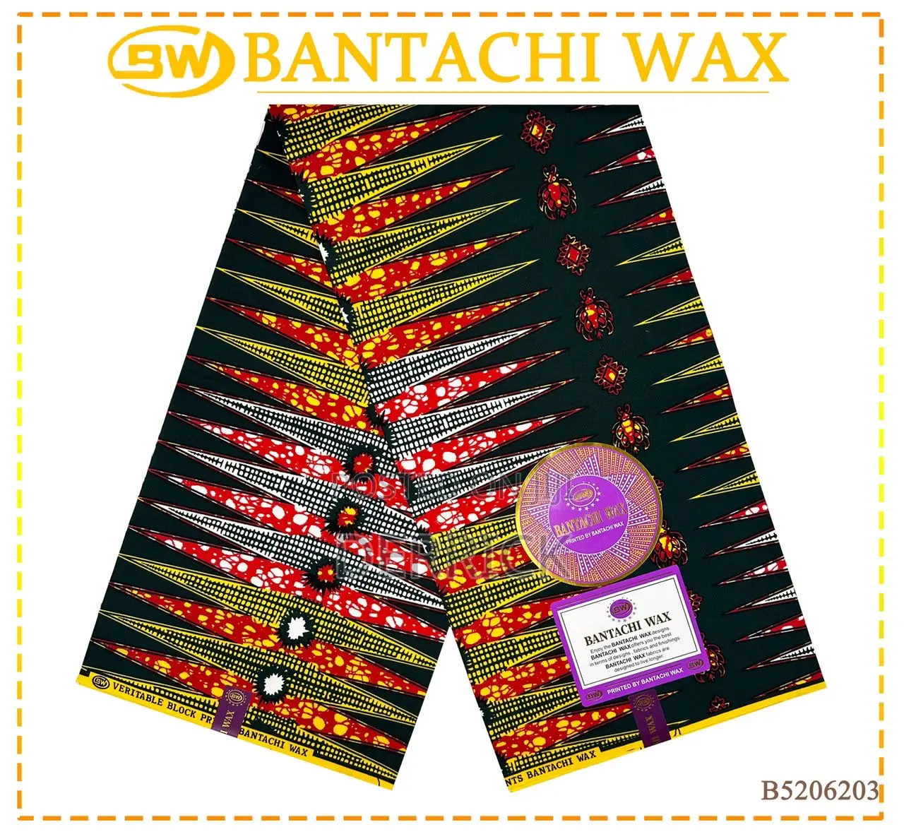 Bantachi Wax Small Premium 6 Yards New Designs Textile.