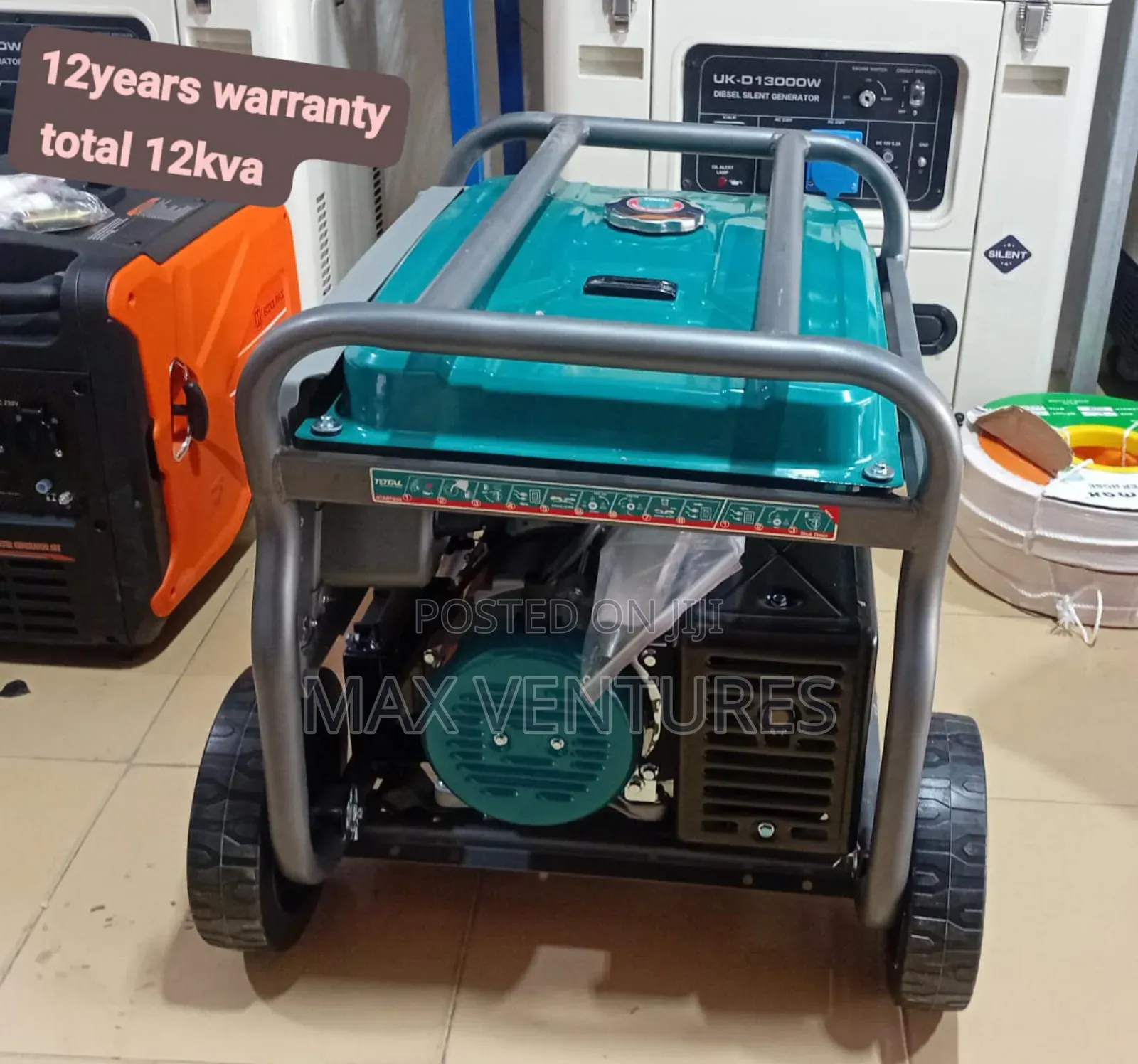 Total Petrol Generator 12kva Total Reliability