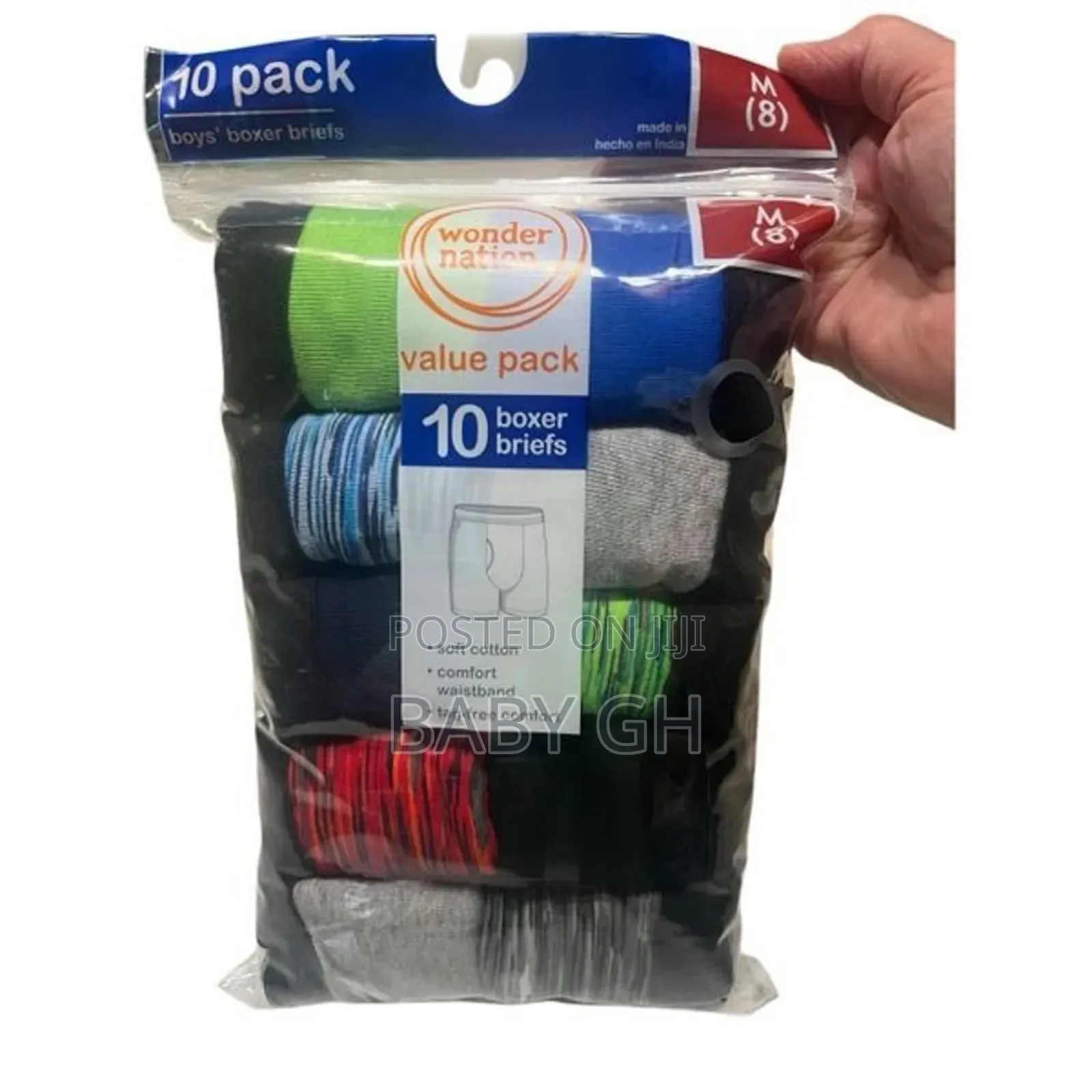 10 Packs Boys Boxers Briefs