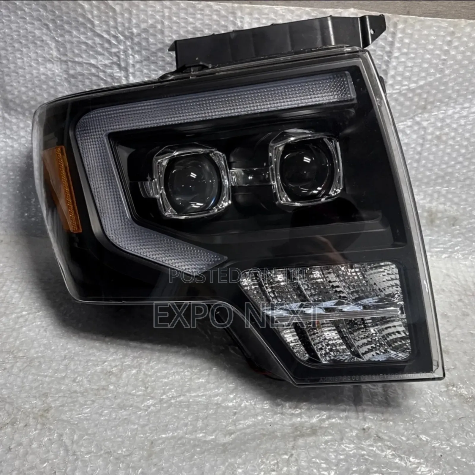 2009-2014 Ford F150 Pickup Black Led  Headlights Right