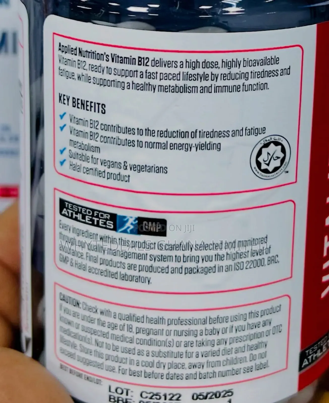Uk Brand| Vitamin B12| Overcome Tiredness and Fatigue| Boost Energy