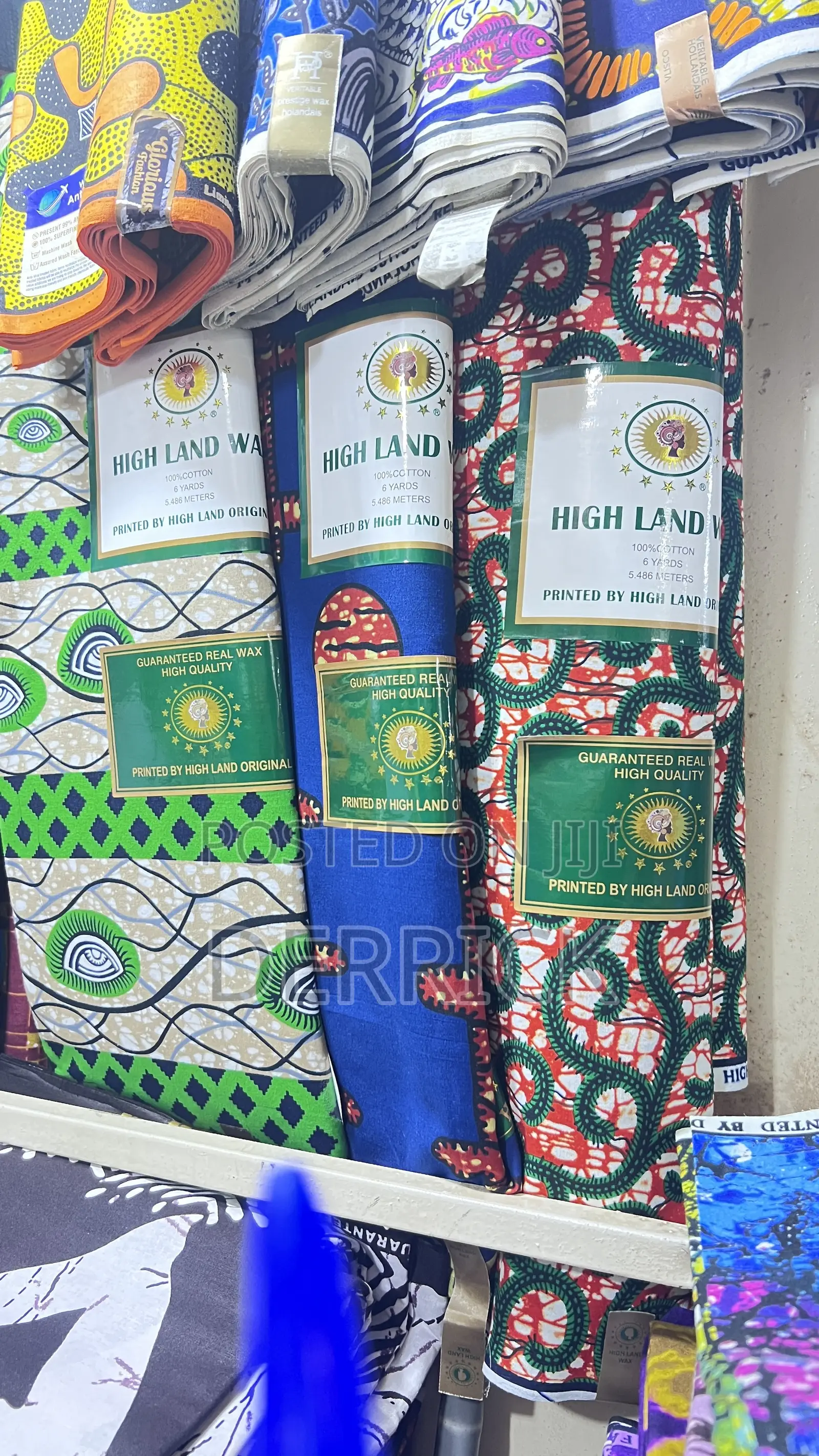 High Land Wax 100% Cotton Textile