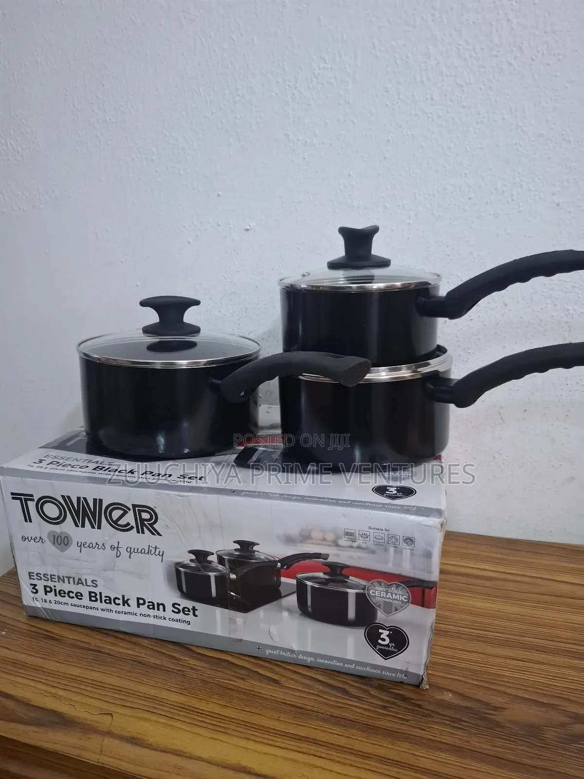 Tower 3pcs Non-Stick Cookware Uk