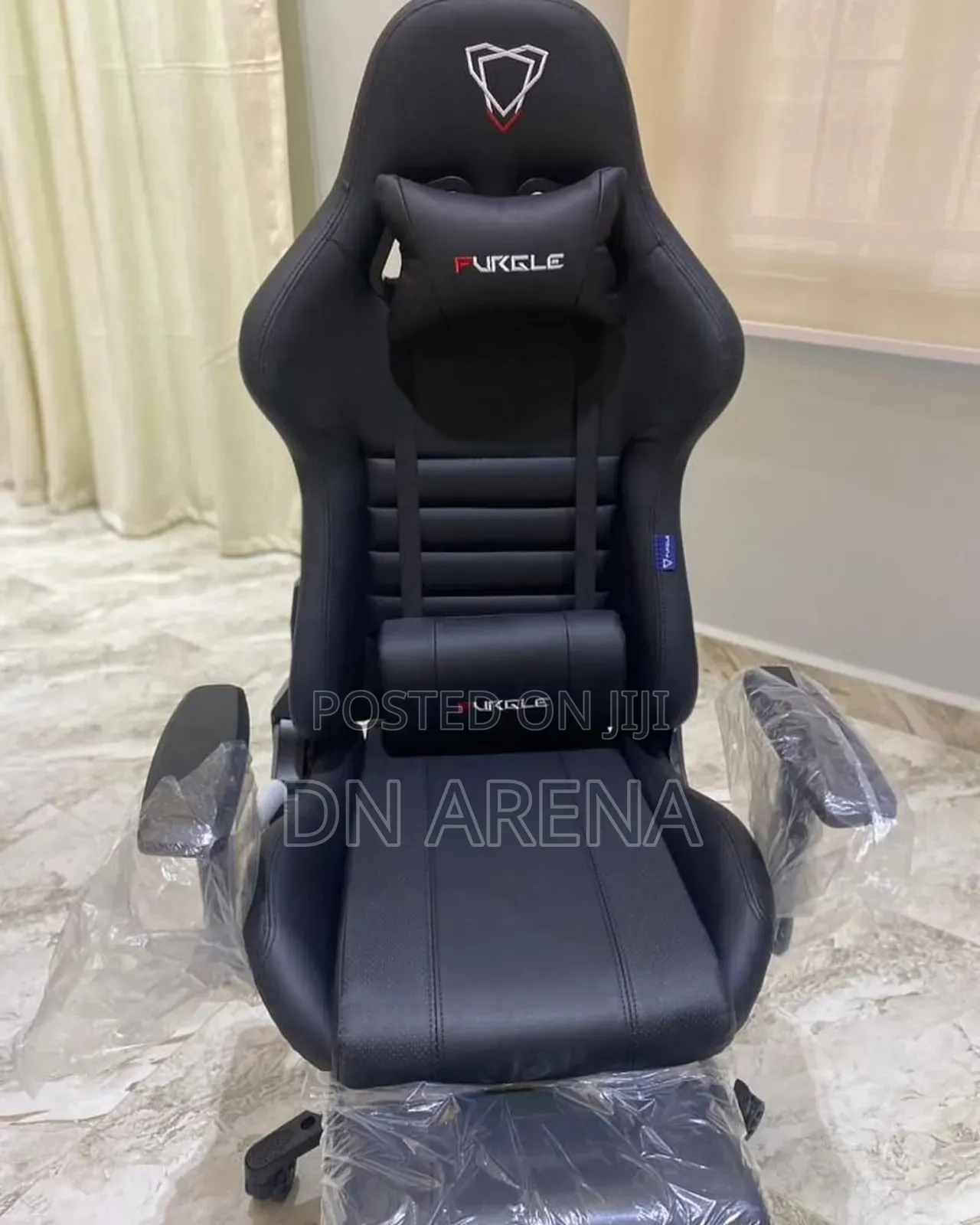 Furgle Gaming Chair Headrest Footrest