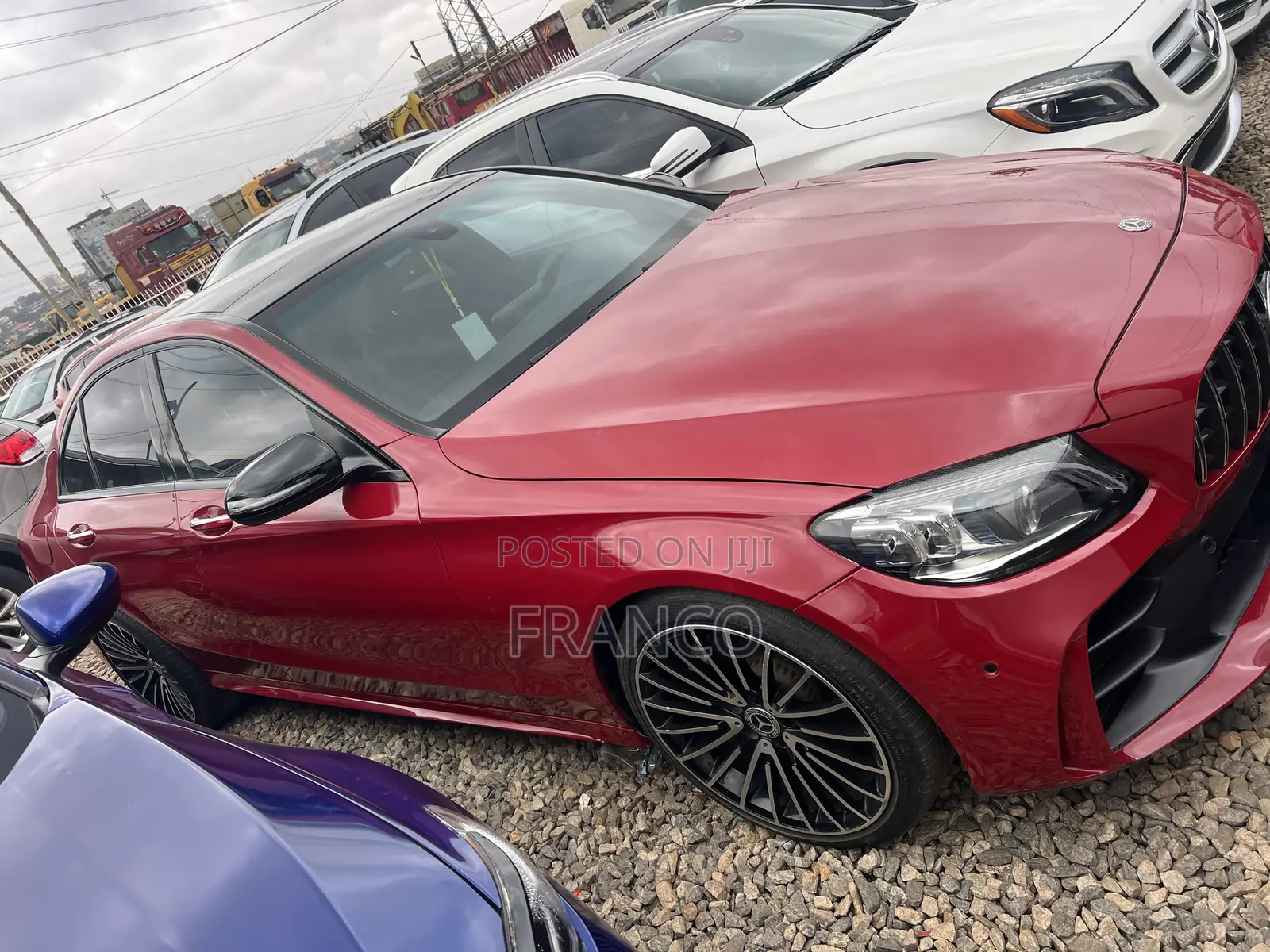 Mercedes-Benz C300 Sport 4Matic Sedan AWD (2.0L 4cyl 7A) 2017 Red