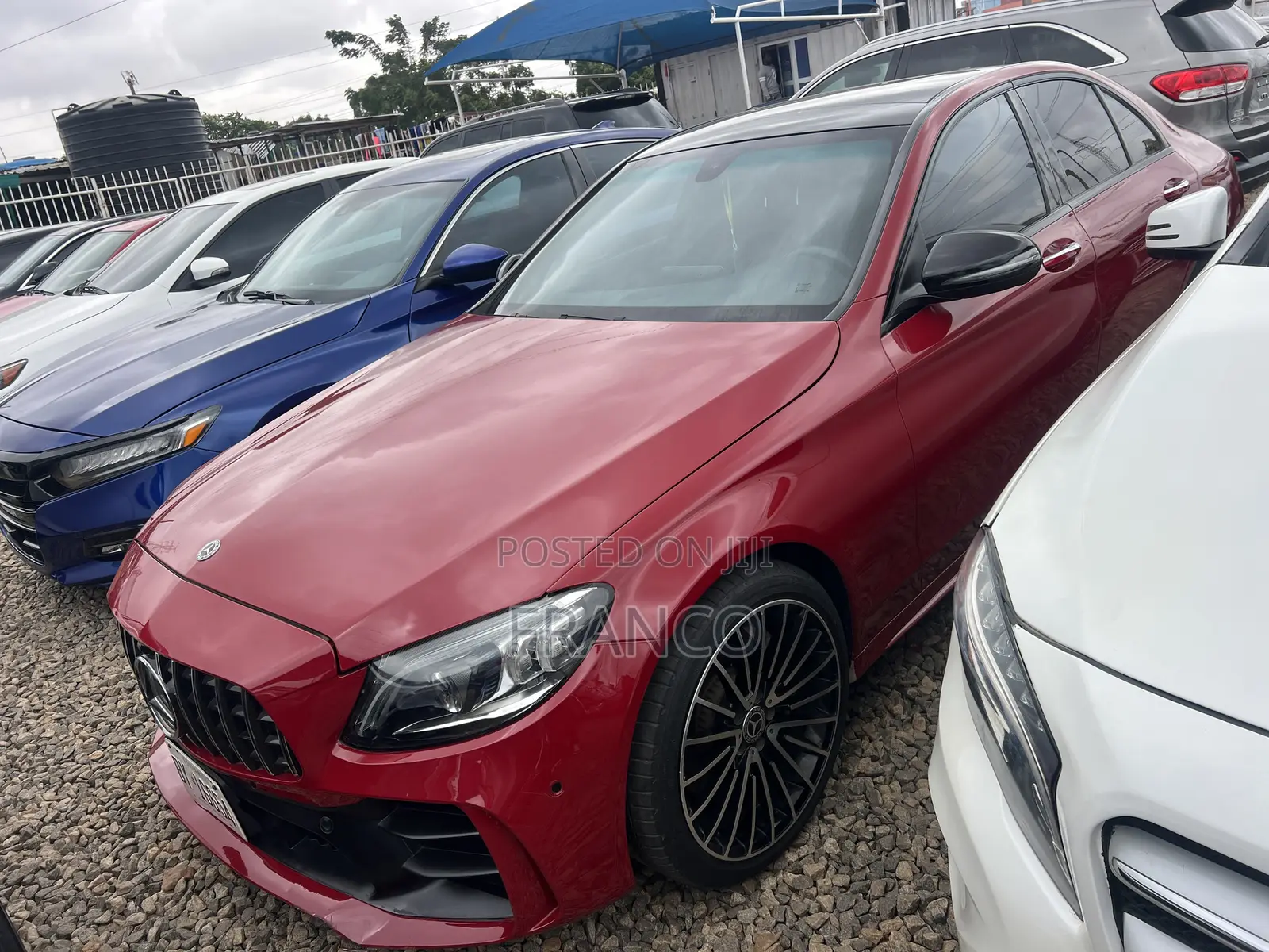 Mercedes-Benz C300 Sport 4Matic Sedan AWD (2.0L 4cyl 7A) 2017 Red