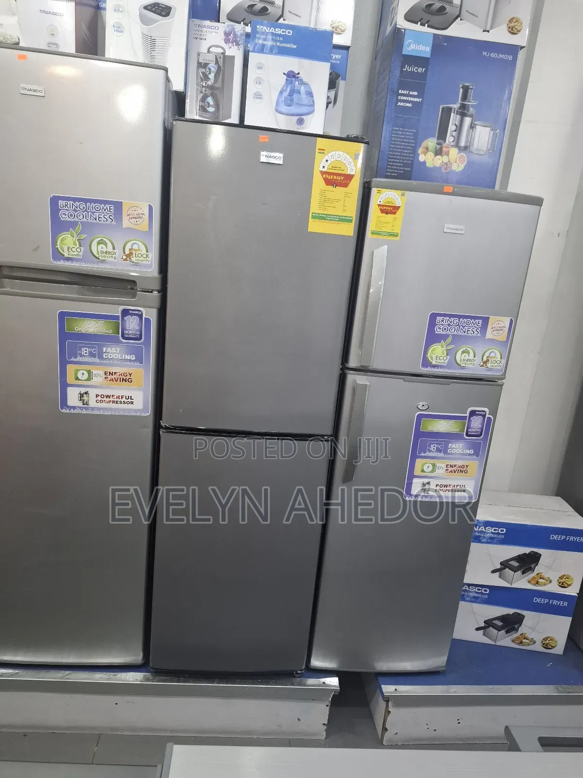 Nasco Bottom Freezer 196litres Brand New for Sale