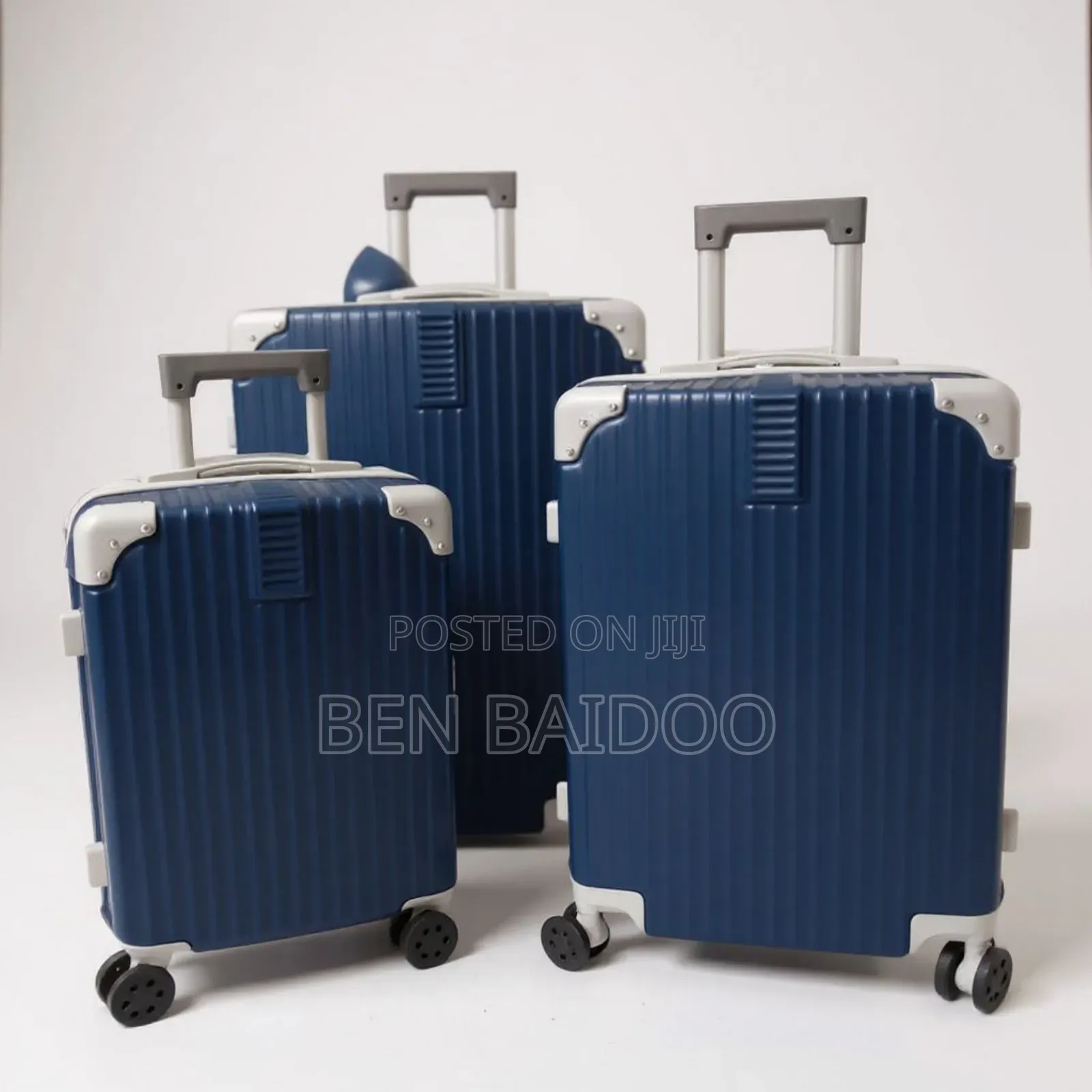 Plastic Travelling Bags 3in1 (4 Rotating Wheels)