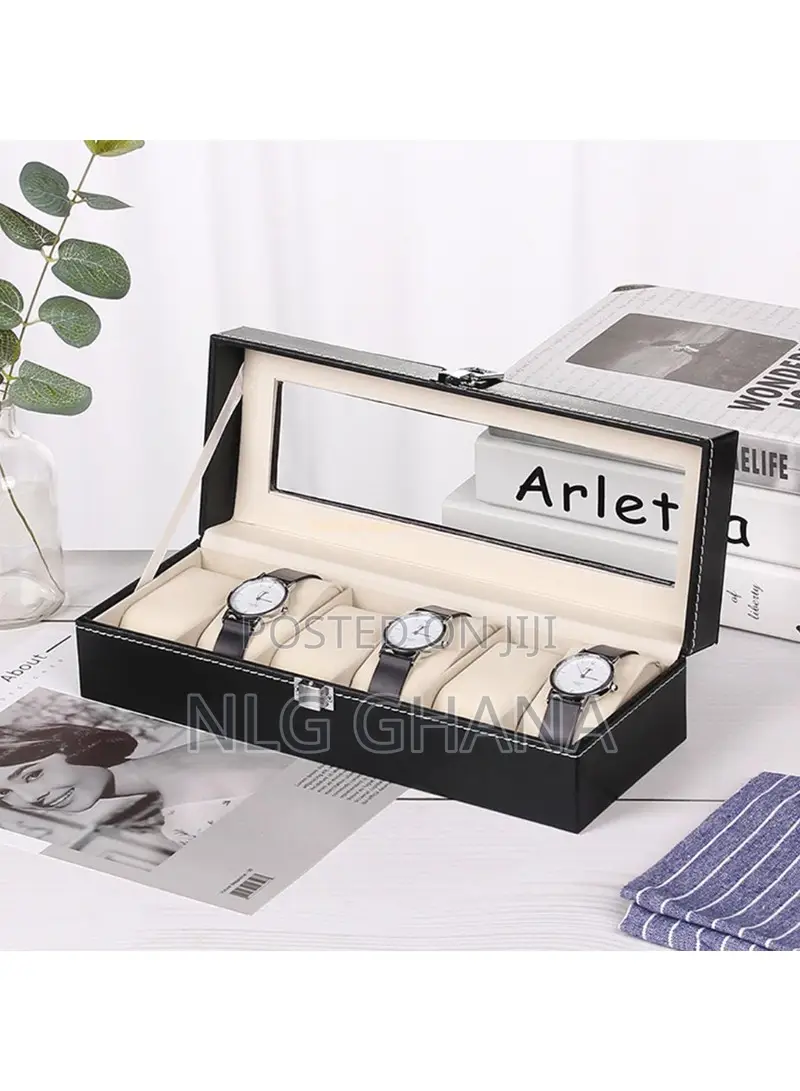 Pu Leather Watch Organizer Display Case. Ghx6557