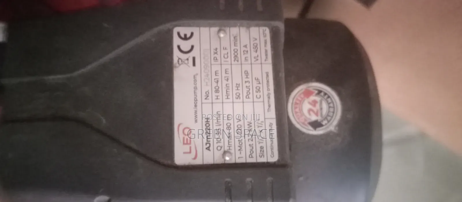 Water Pump 3hp Leo External Pump