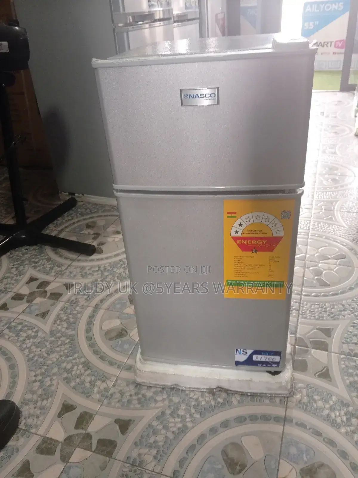 Nasco 58l Bed Side Double Door Refrigerator