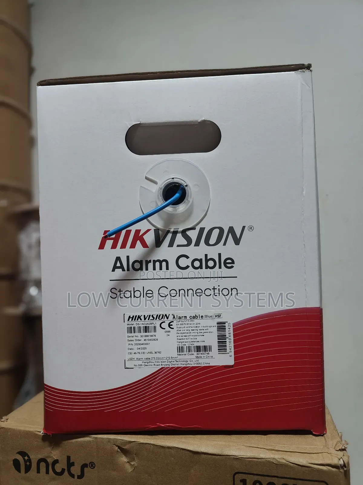 Alarm Solid Cables - Shielded Resistant Red 305 Meters