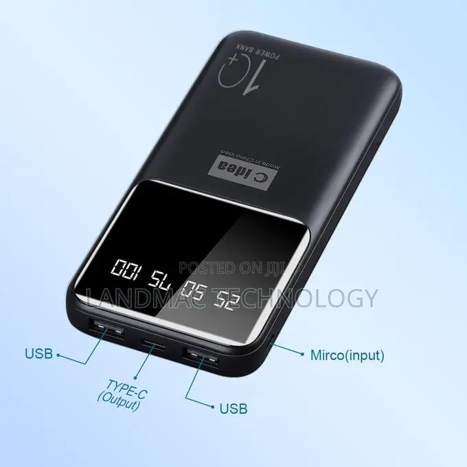10000mah Dual Usb One Type-C Output Pøwerbank