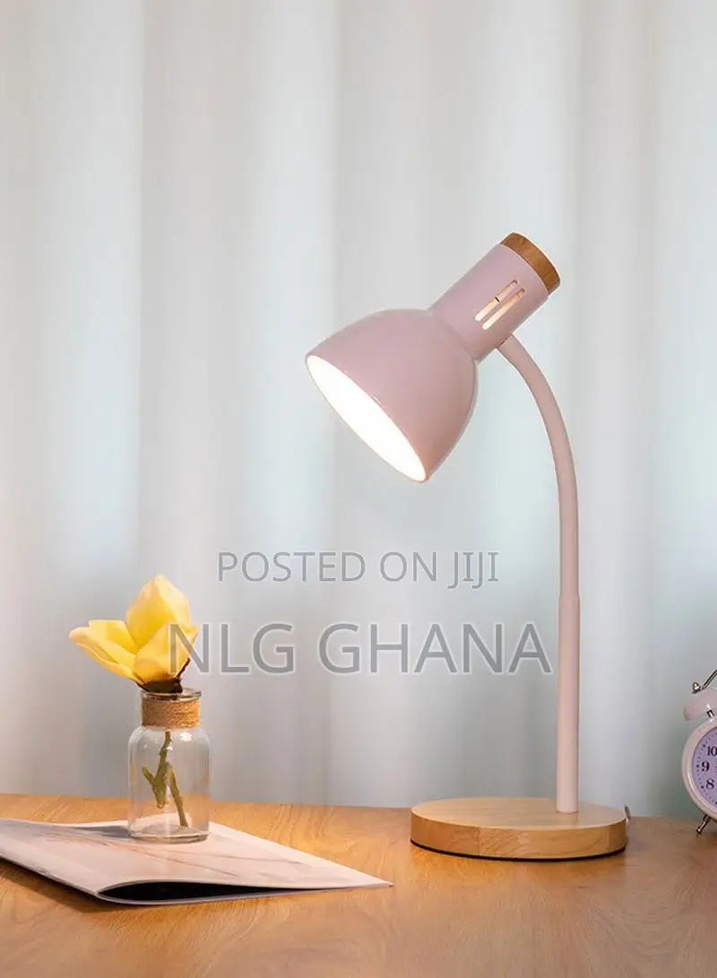 Adjustable Table Lamp With Wooden Base Wrought. Ghx6472