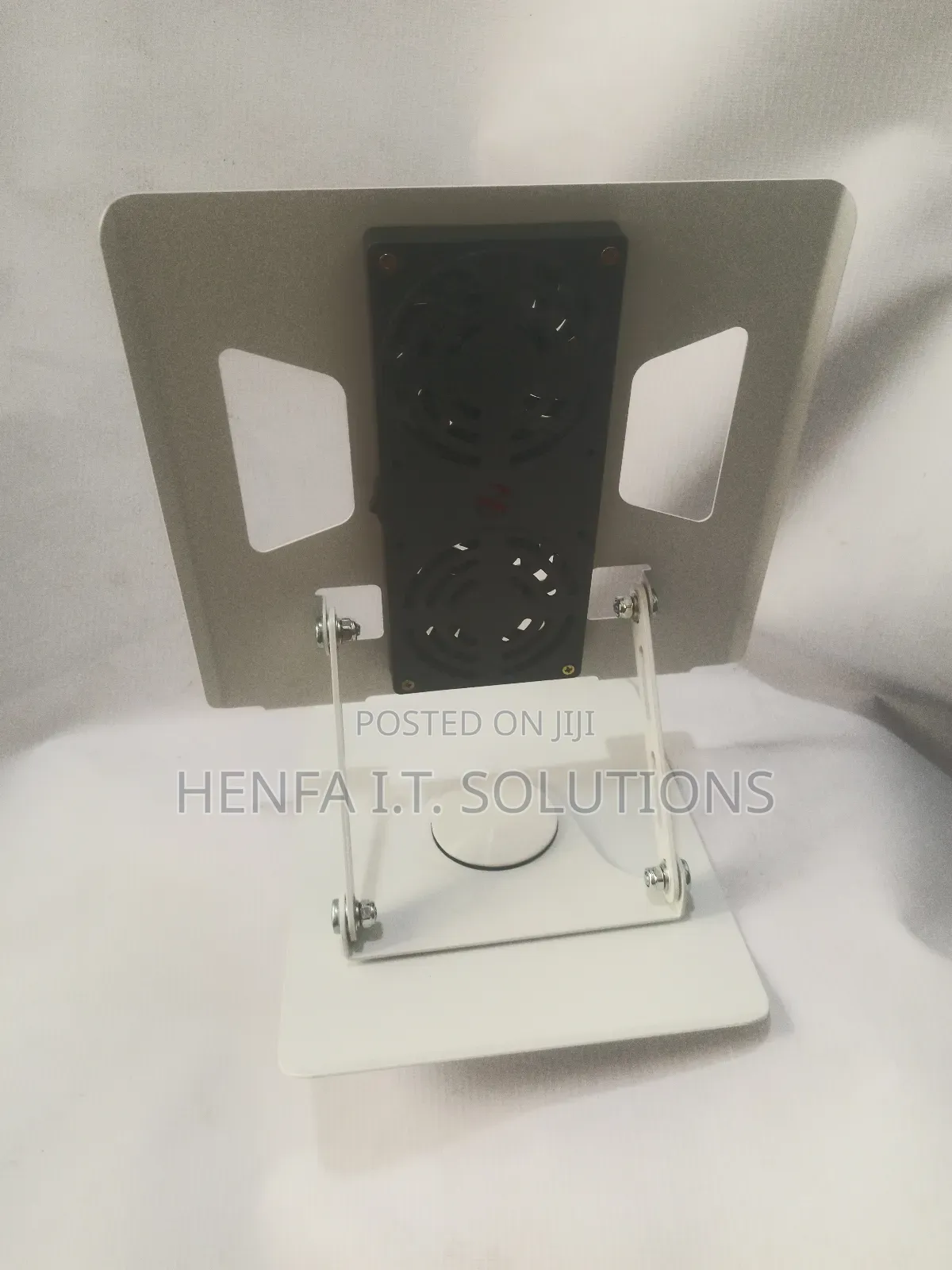 360° Metallic Laptop Stand With Inbuilt Double Fan