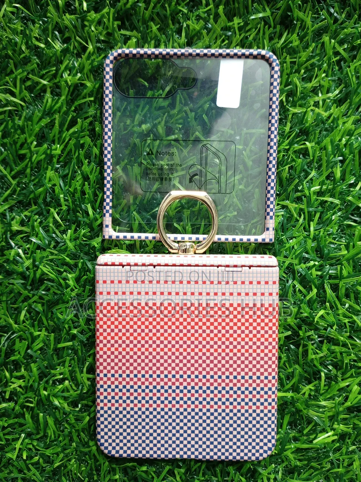 Z Flip 7 Stylish Cases With Ring and Inbuilt Protector