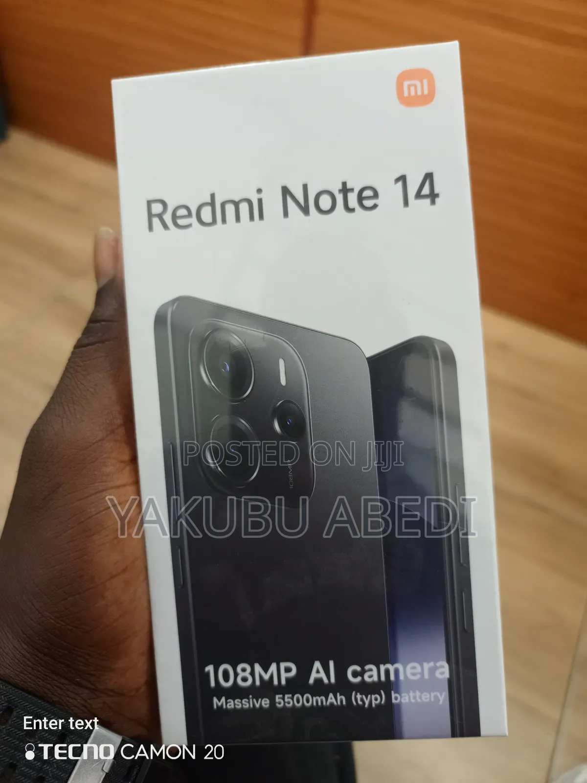 New Xiaomi Redmi Note 14 256 GB Black