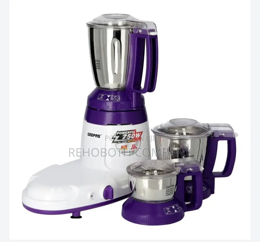 Geepas 750 Watts 3 In 1 Mixer Grinder