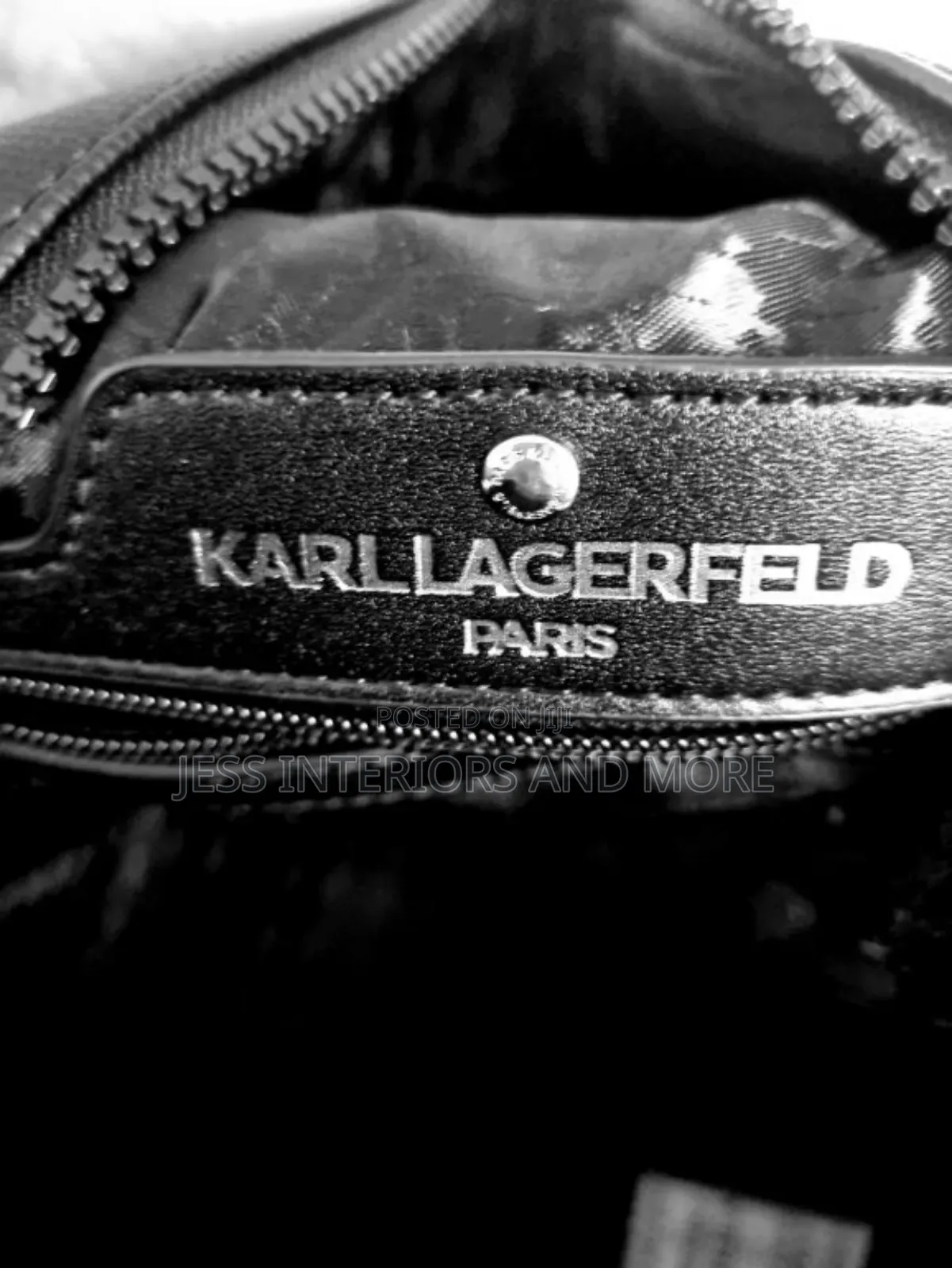 Karl Lagerfeld Black Backpack