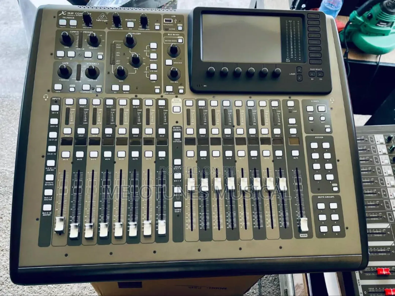 Behringer X32 Compact 40-Channel Digital Mixer.