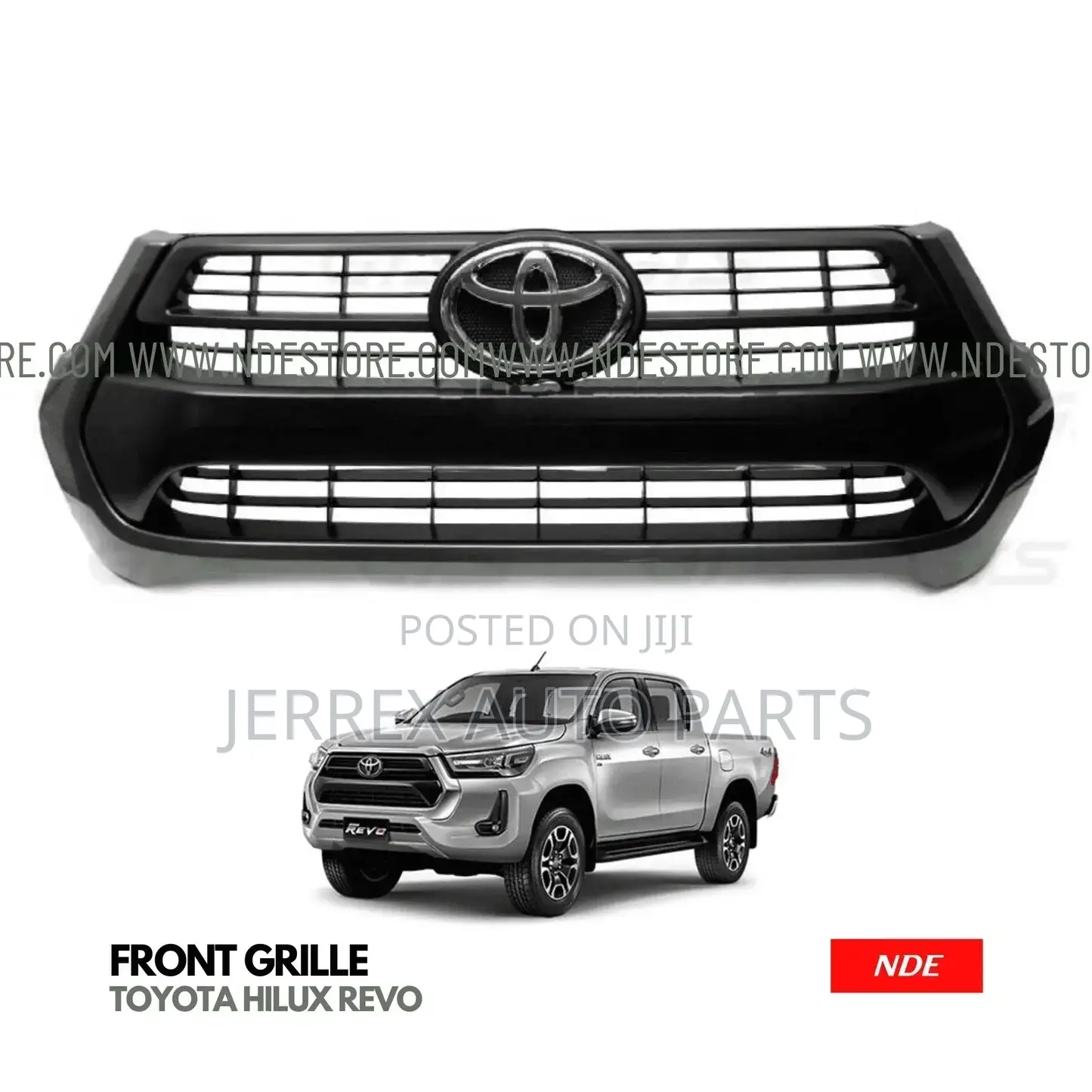 Toyota Hilux 2020 -2025 Front Grille/Shells(Black)
