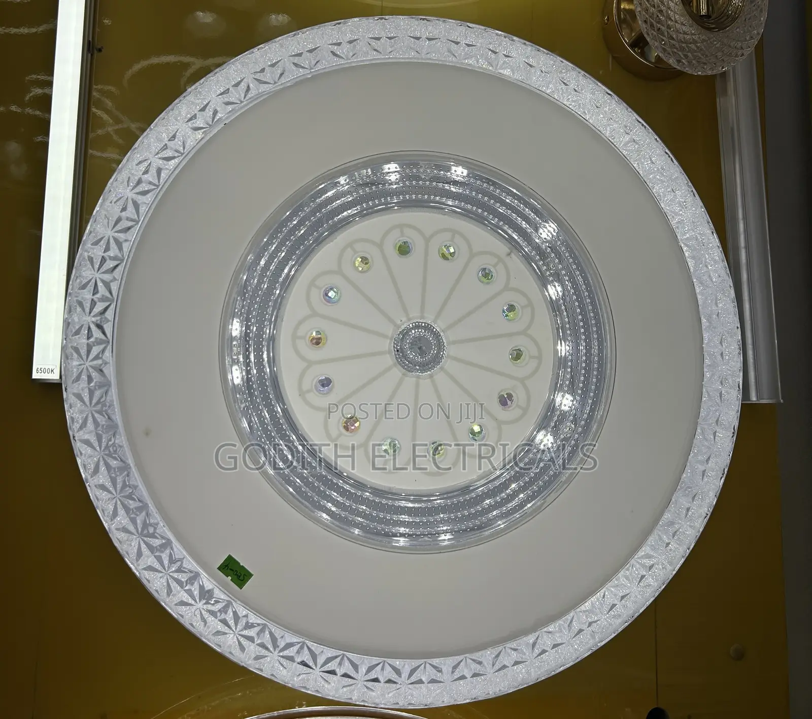 Tricolor 96w Crystal Led Ceiling Light