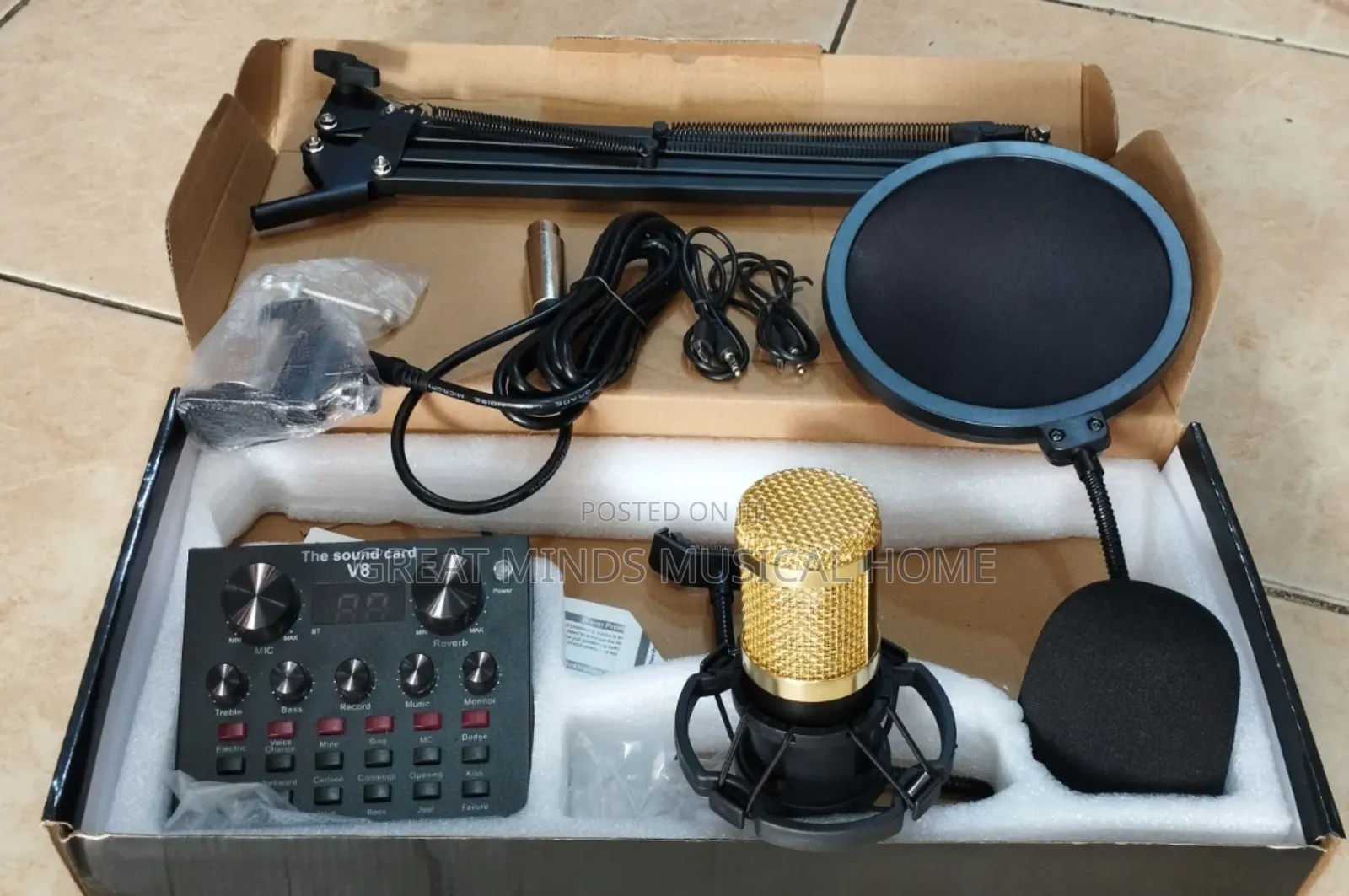 Professional Condenser Microphone Set