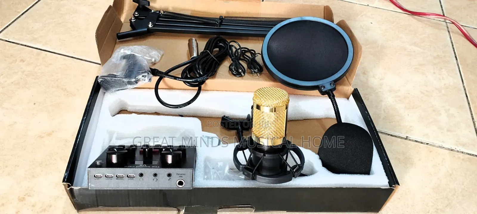 Professional Condenser Microphone Set