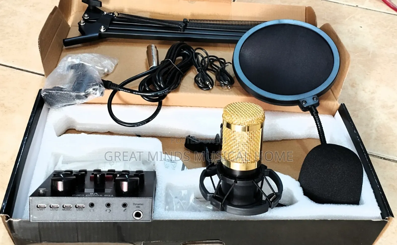 Professional Condenser Microphone Set