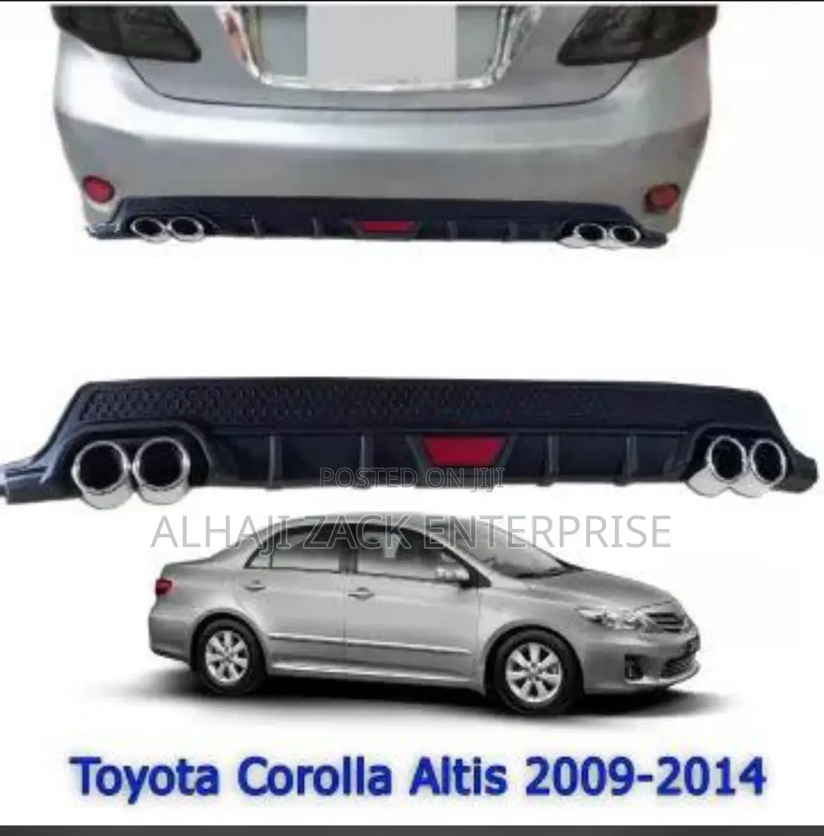 Toyota Back Bumper Diffuser