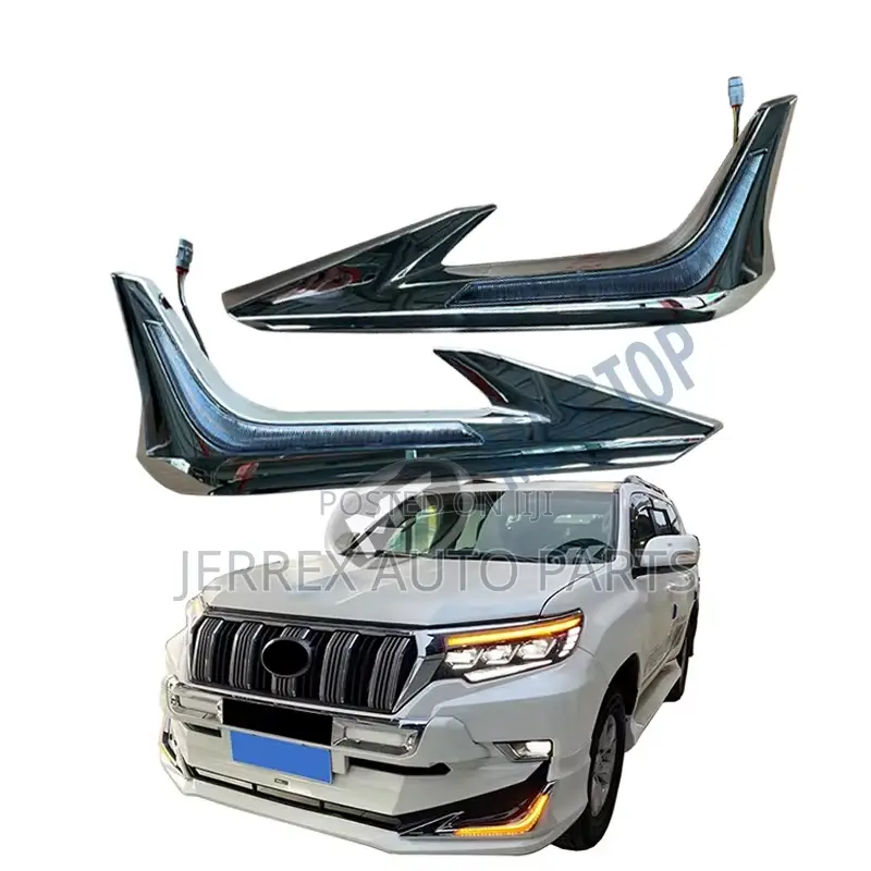 Land Cruiser Prado 2017-2025 Front Bumper Spoiler Light Led
