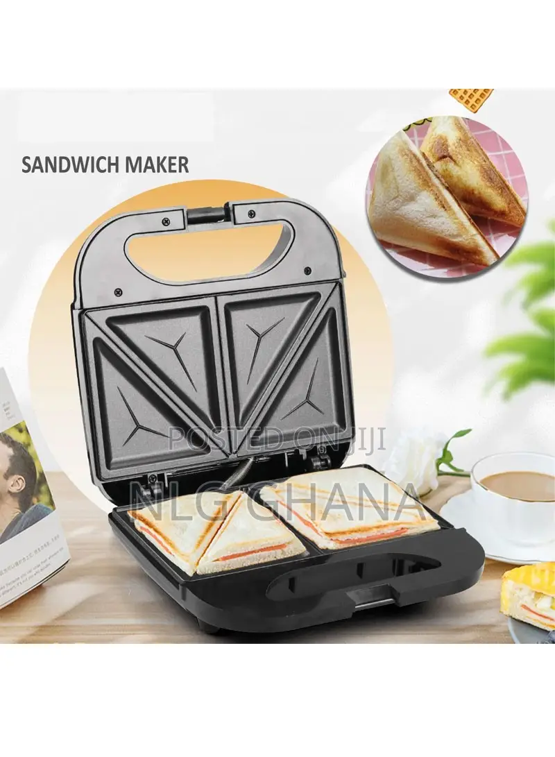 1000w 2 Sandwiches Non-Stick Coating Sandwich Maker. Ghx2093