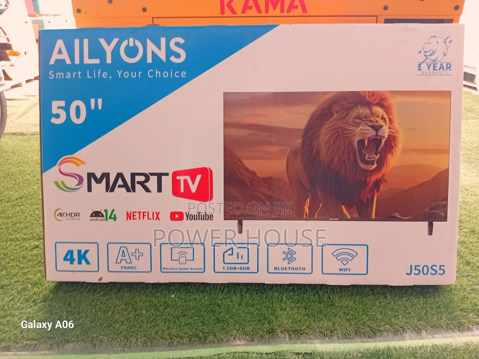 Wide View Smart Ailyons 50inches Tv Cool