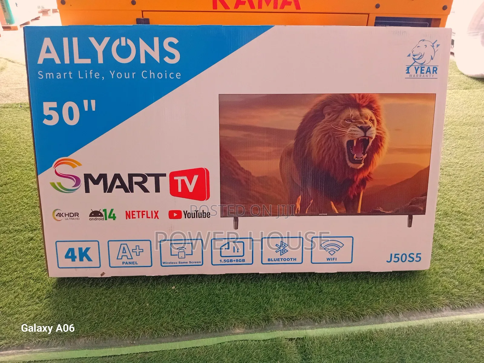 Full Room Smart Ailyons 50inches Tv Cool