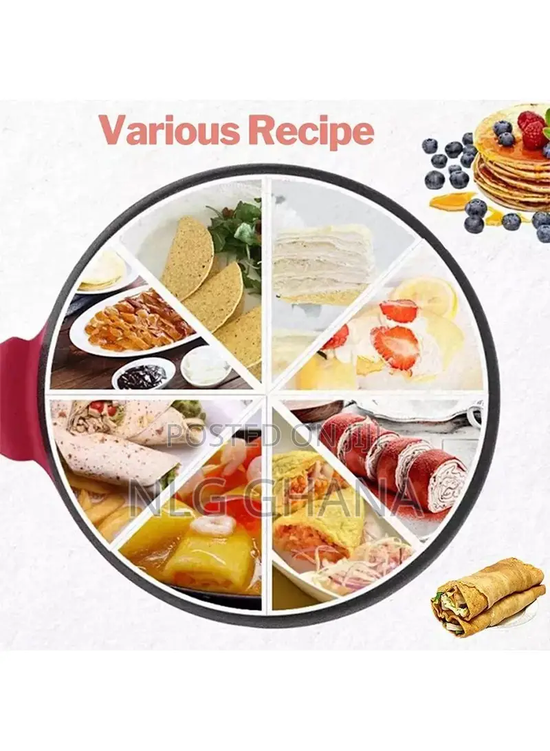 Electric Crepe Maker Non-Stick Household Pancake. Tvx9553