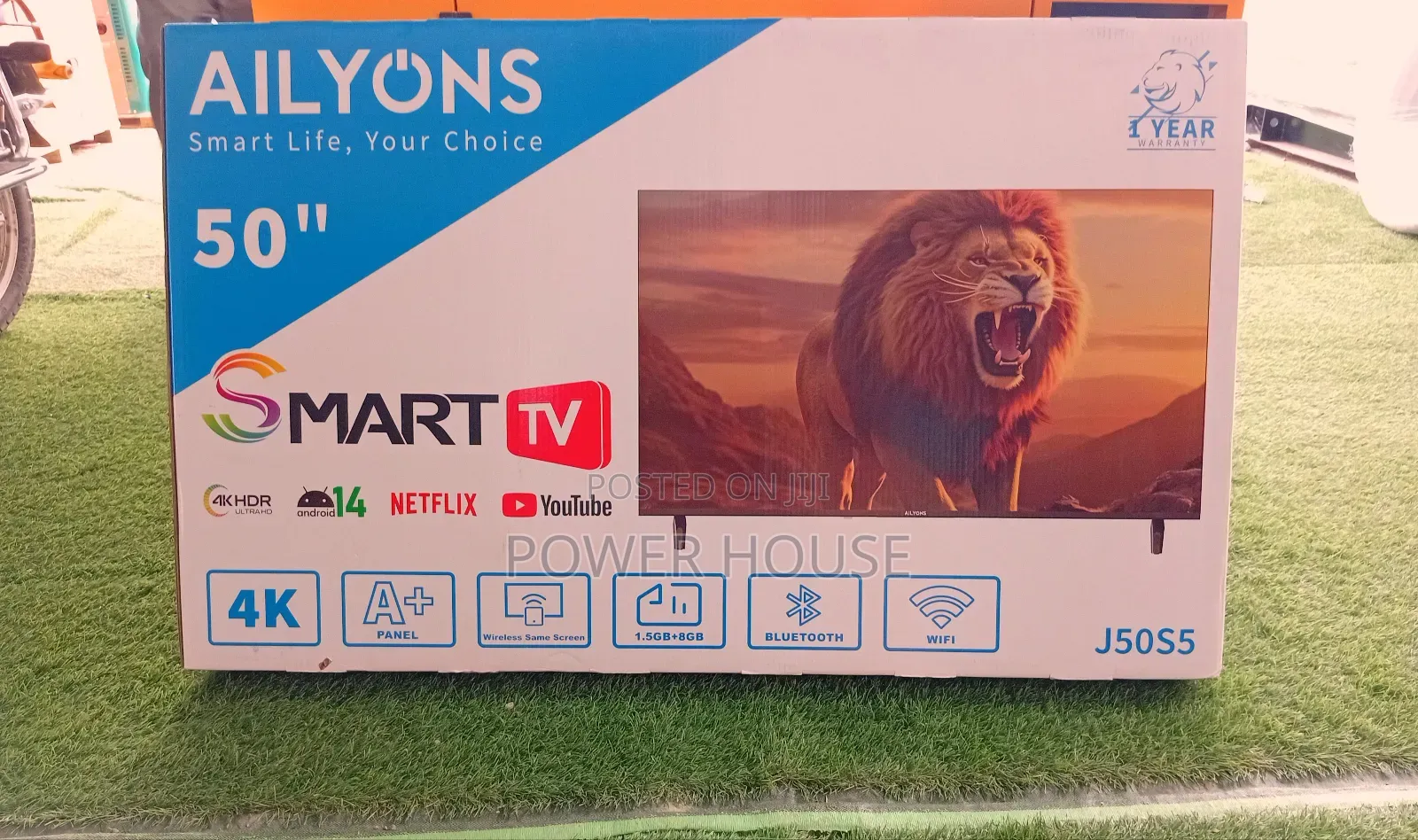 Corner Screen Smart Ailyons 50inches Tv Cool