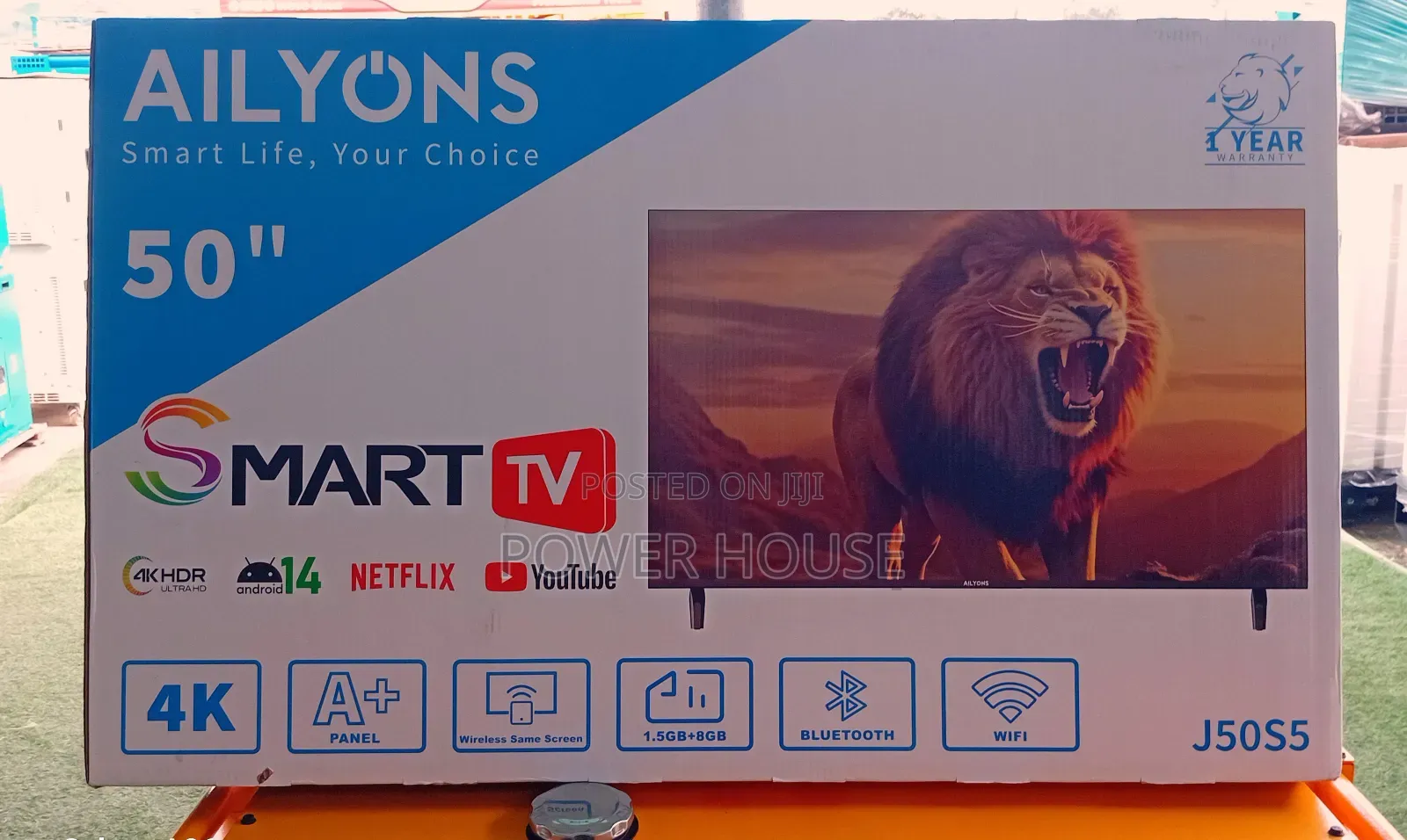 Clear Picture Smart Ailyons 50inches Tv Cool